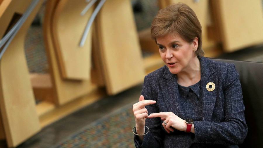 Polls in Scotland show Sturgeon hit by handling of Salmond claims