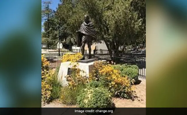 Outrage After Mahatma Gandhi’s Statue Broken, Ripped From Base In California