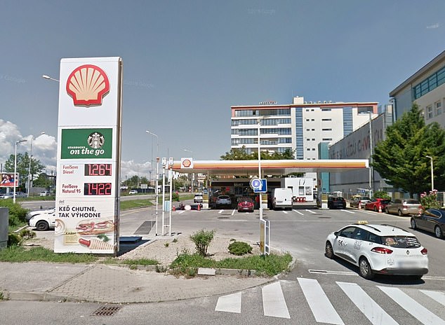 Woman performs sex act on thief during petrol station raid in Slovakia