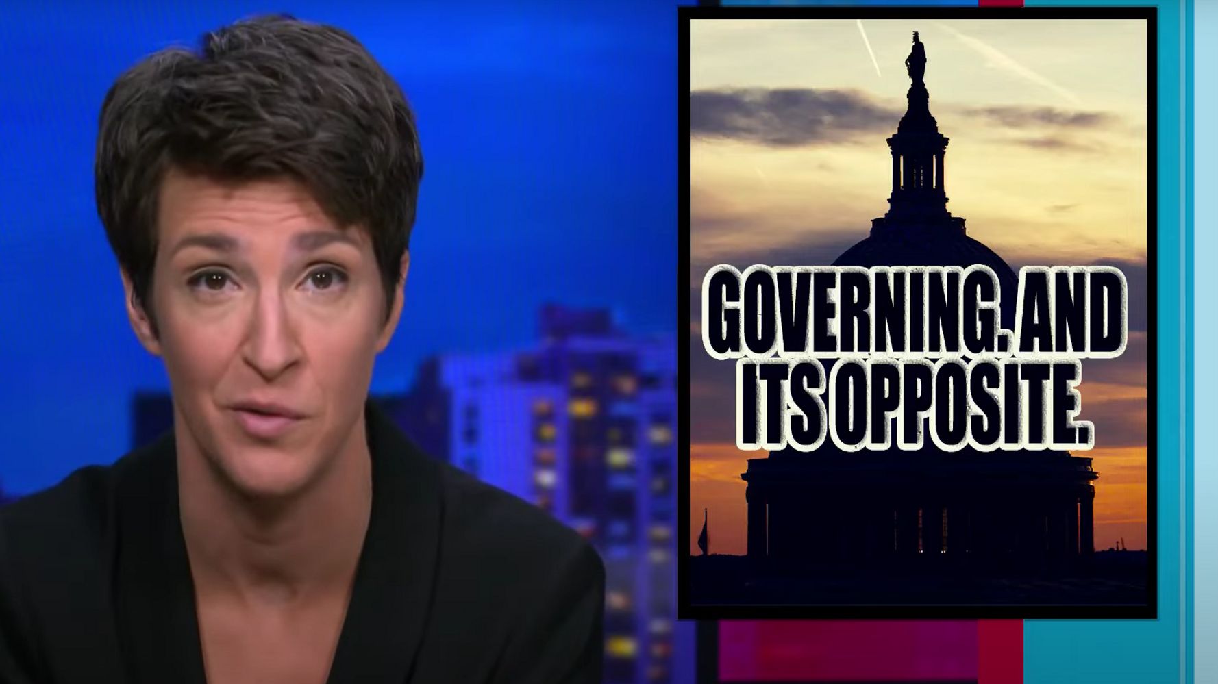 Maddow Points Out Huge Difference Between Democrats And â€˜Dumpster Fireâ€™ GOP Right Now