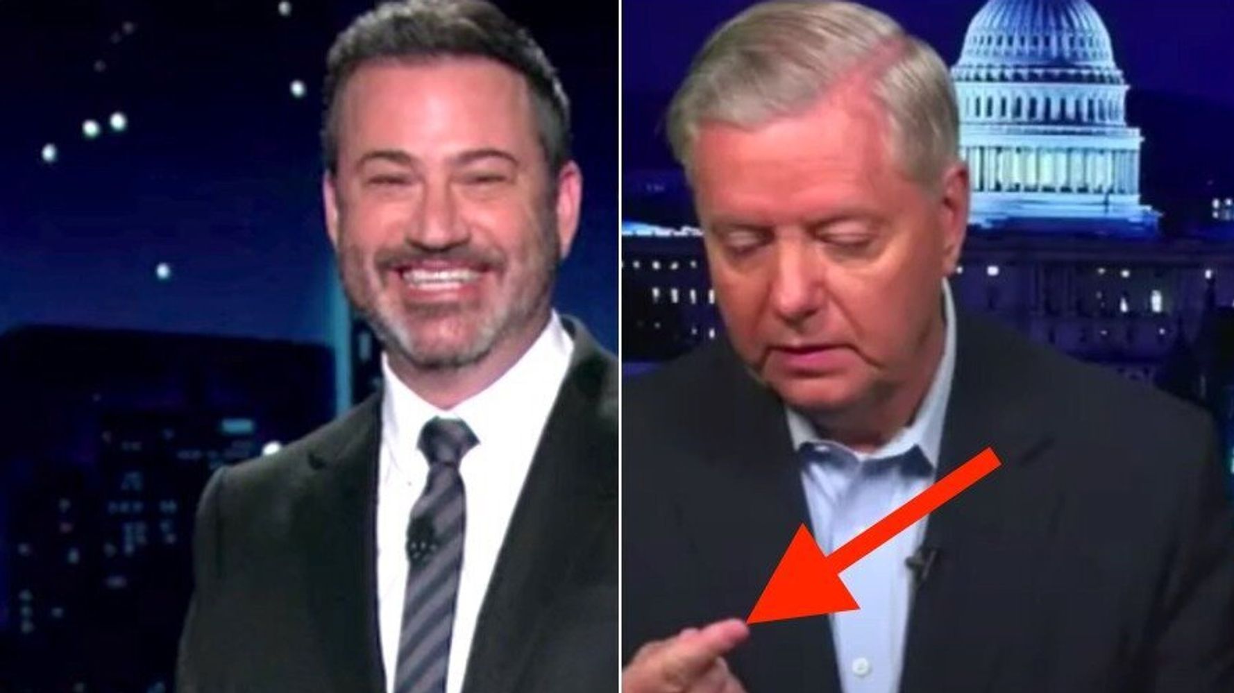 Lindsey Graham’s ‘Finger In The Boogie Jar’ Gets Picked On By Jimmy Kimmel