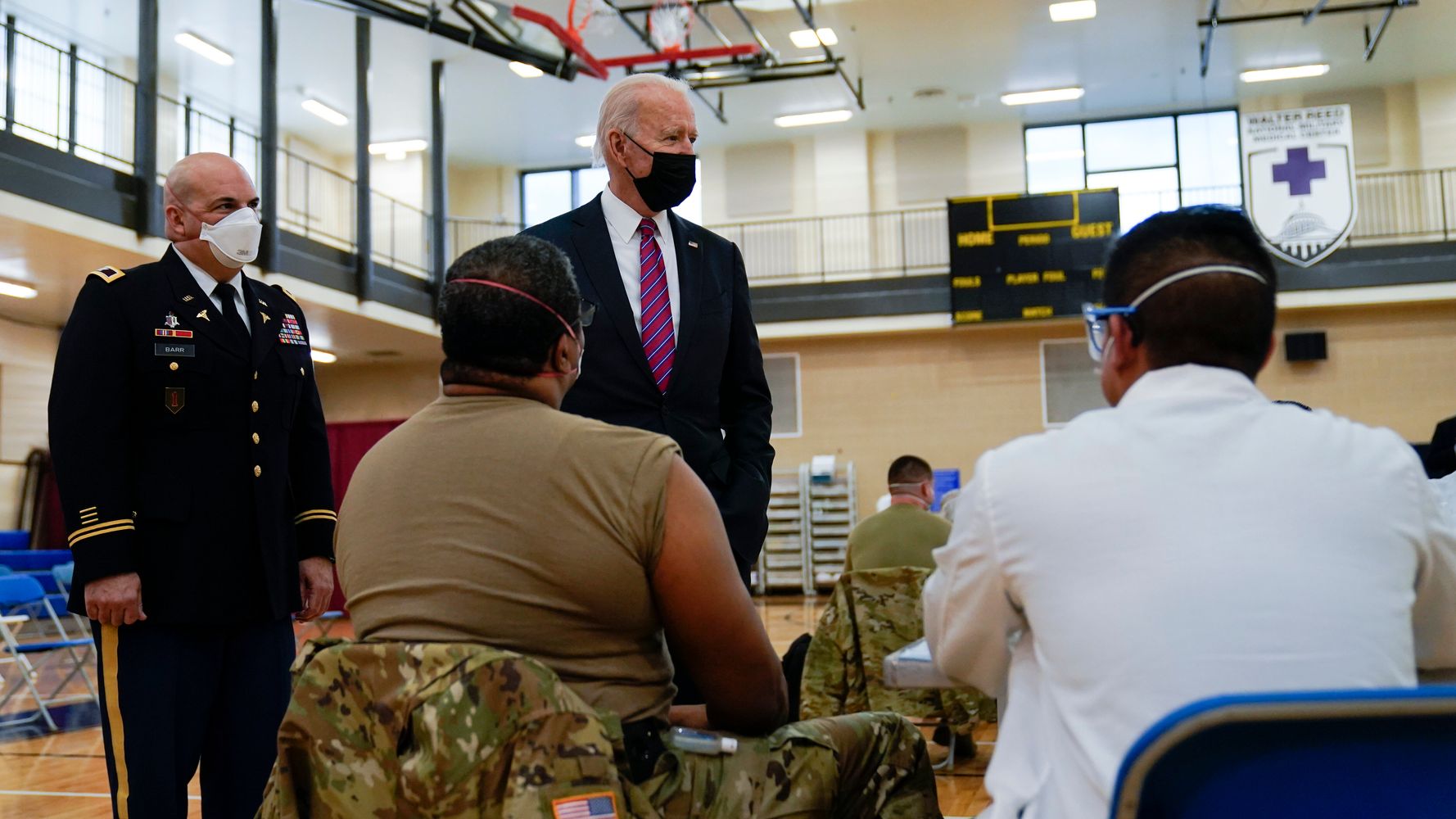 Biden Visits Wounded Soldiers At Walter Reed, Where Son Beau Died