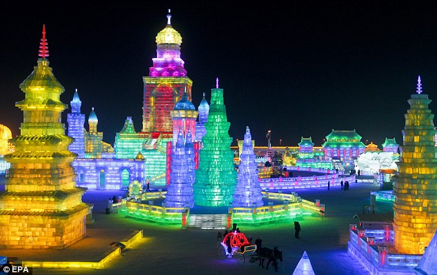 Harbin Ice and Snow Festival: Spectacular sculptures spring up in China