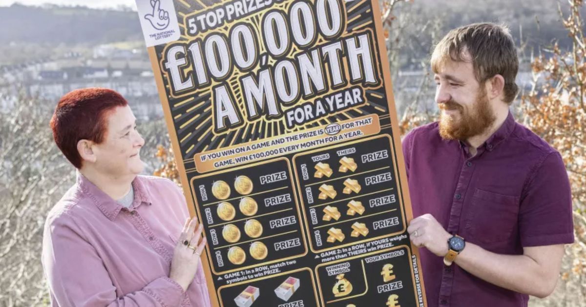 Primary school dinner lady bags Â£100k-a-month National Lottery win but vows to keep job