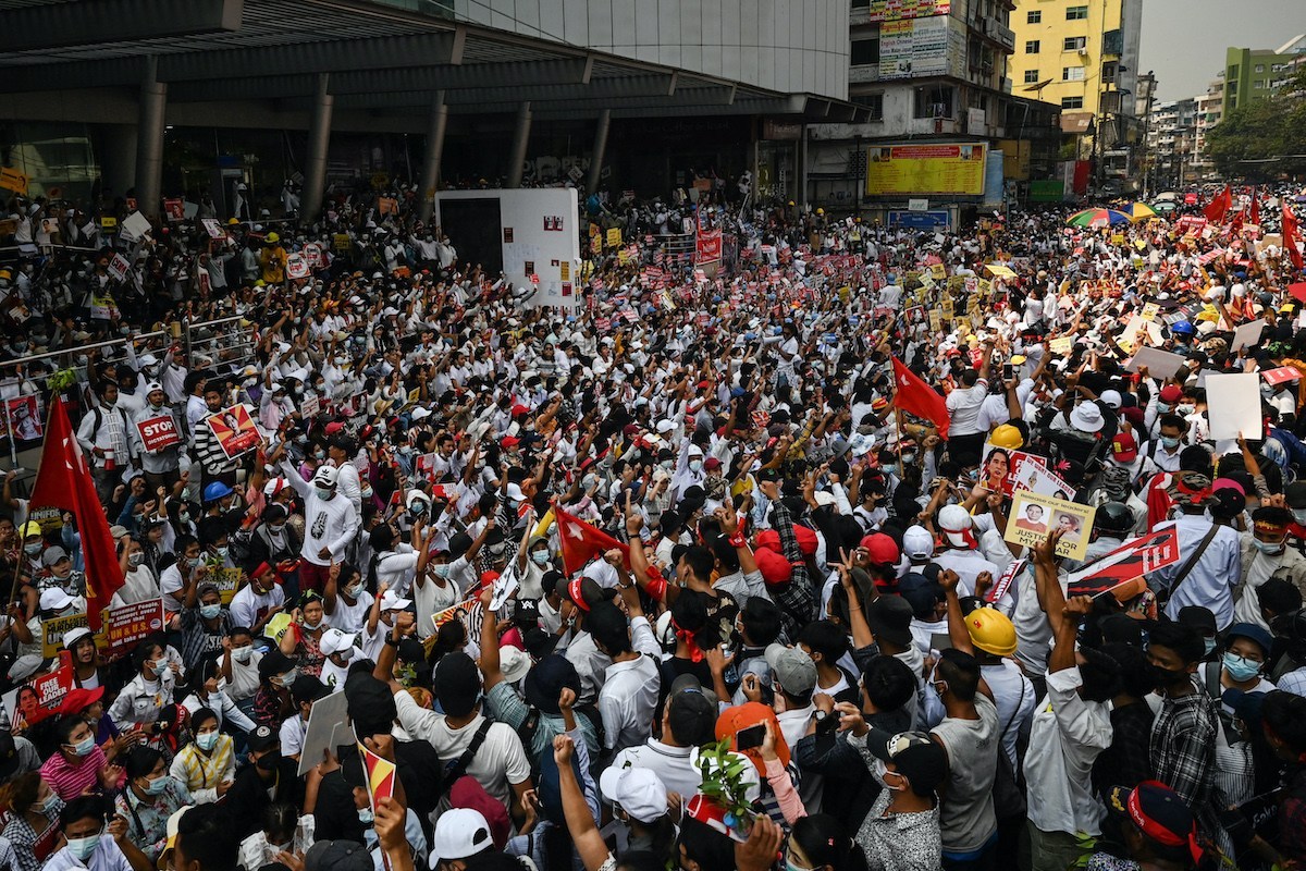 Myanmar junta warns people may die as rallies grow