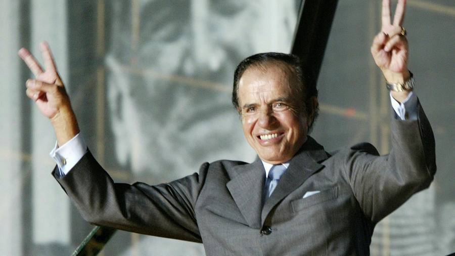 Carlos Menem, former Argentine president, dies aged 90