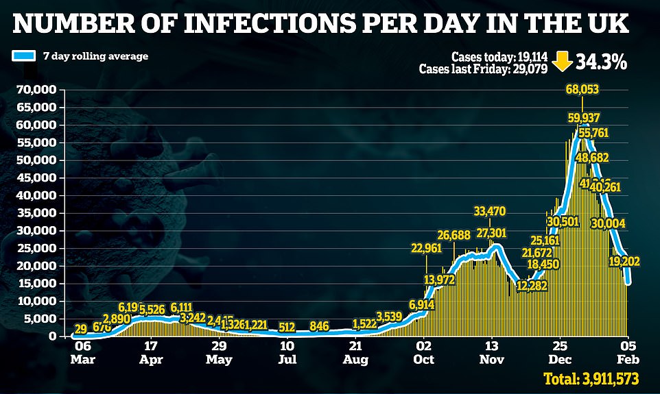 Covid UK: Almost ALL adults could be vaccinated by May