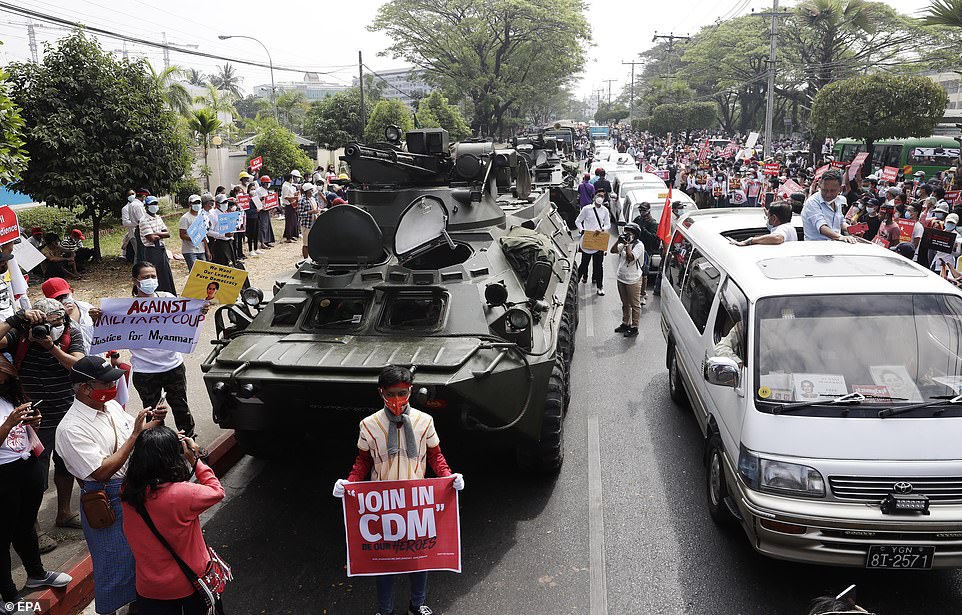 Myanmar Coup Protesters Defy Military Crackdown Despite Jail Threat World News Curatory