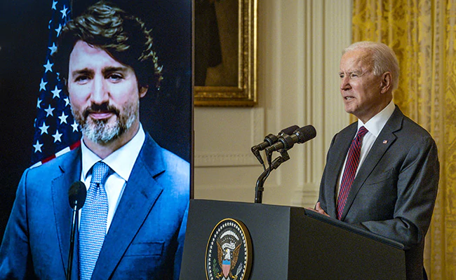 Joe Biden, Justin Trudeau Pledge To Counter China, Climate Change, In First Meeting