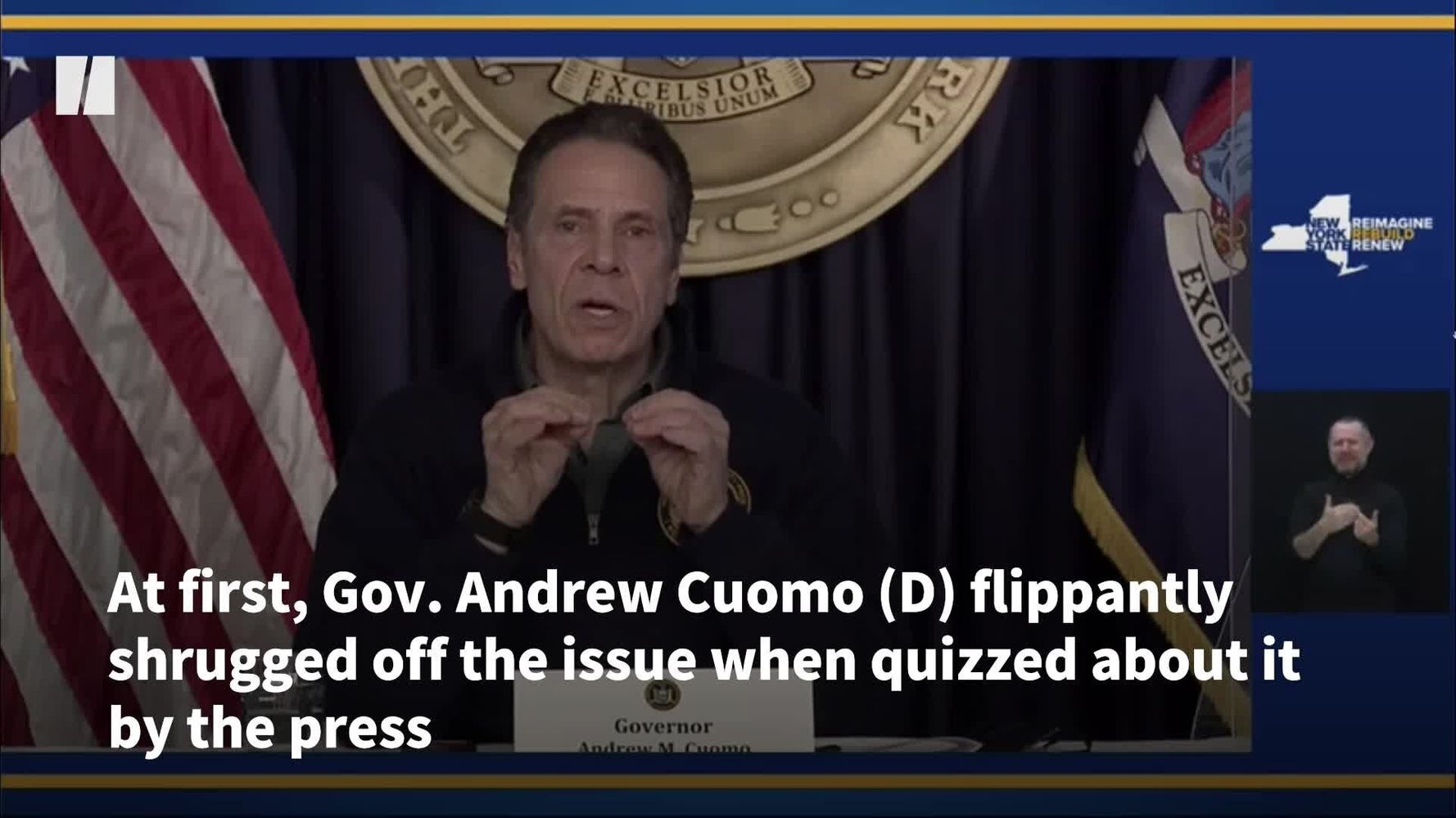 NY Governor's Vaccine Flip Flop