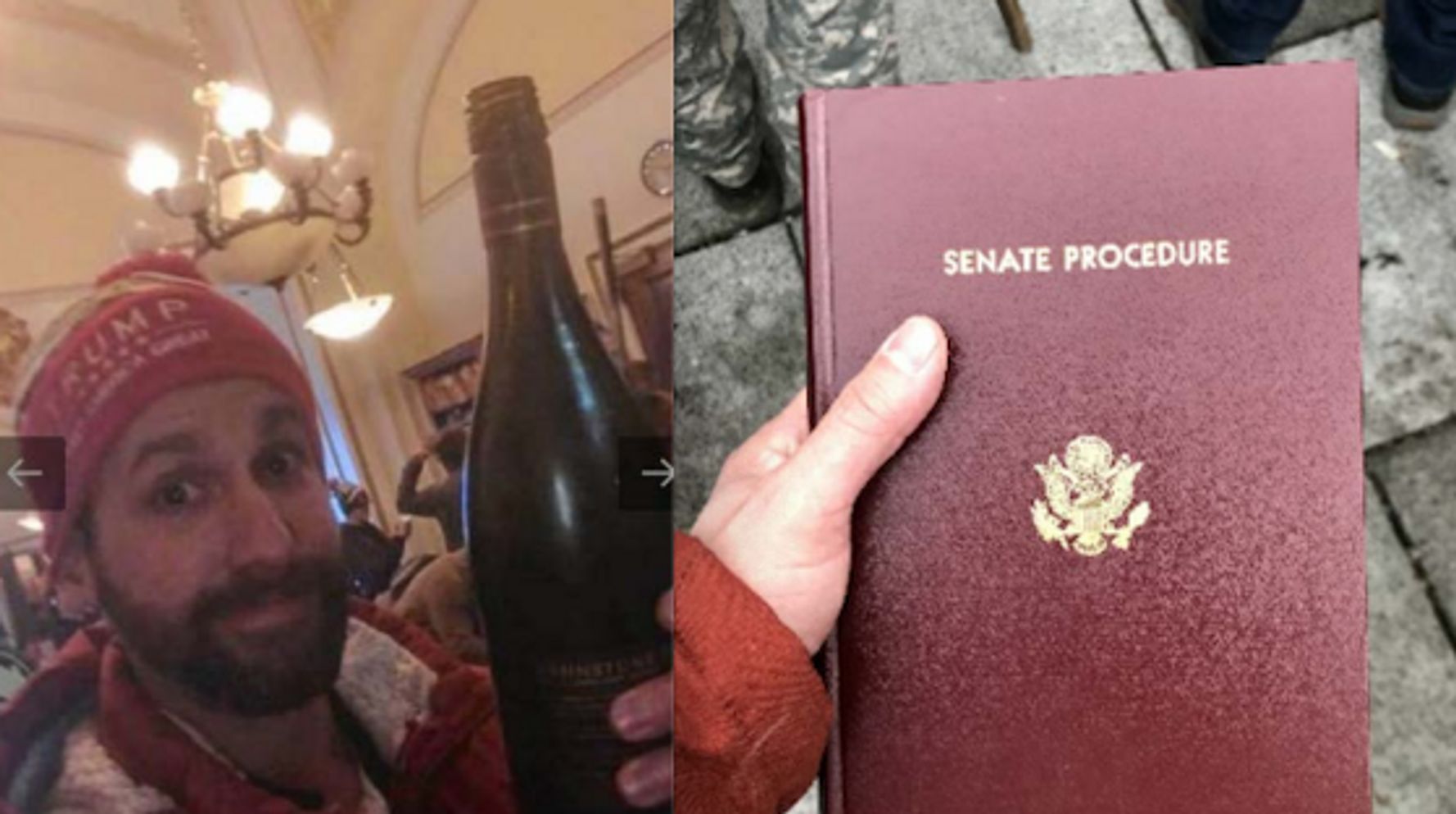 Feds Charge Man Who Admitted To Drinking Wine, Stealing Book During Capitol Riot