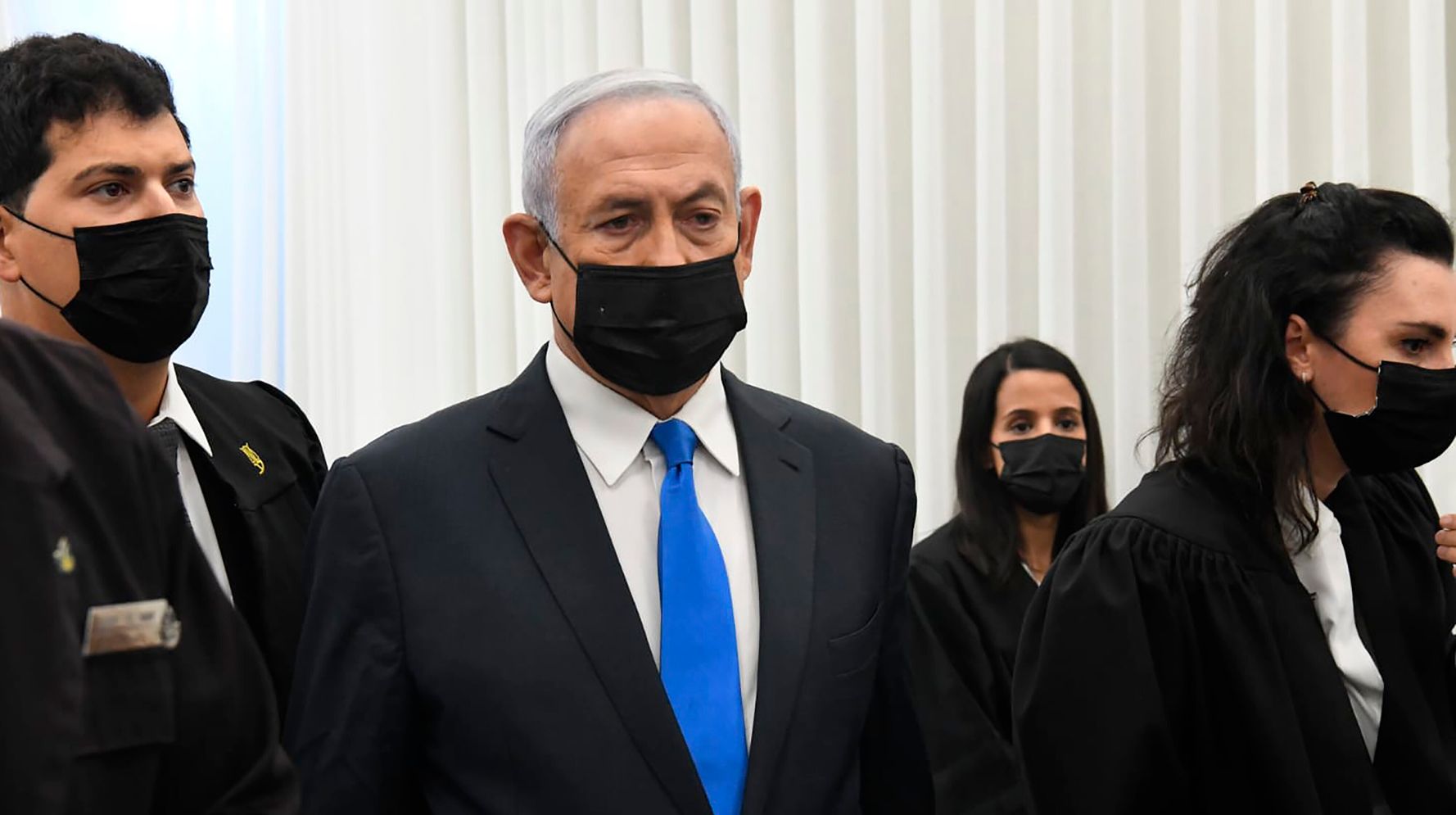 Israeli Prime Minister Benjamin Netanyahu Pleads Not Guilty As Corruption Trial Resumes