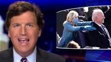 Tucker Carlson Cackles As He Concocts Bonkers New Biden Conspiracy Theory