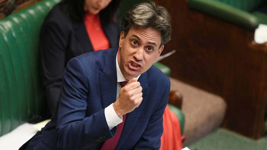 Ed Miliband: Purpose-driven businesses needed to rebuild after Covid