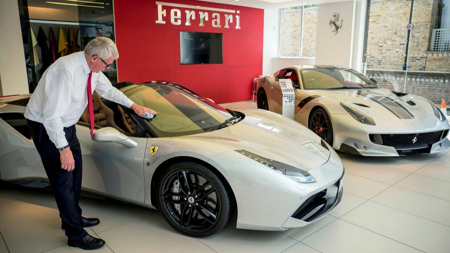 Wealthy snap up second-hand supercars after holidays cancelled