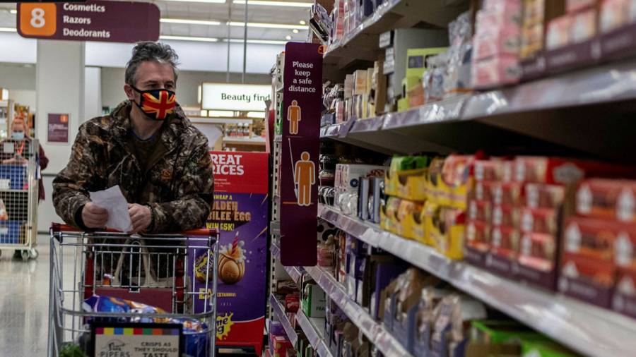 UK consumer spending slumps during latest lockdown