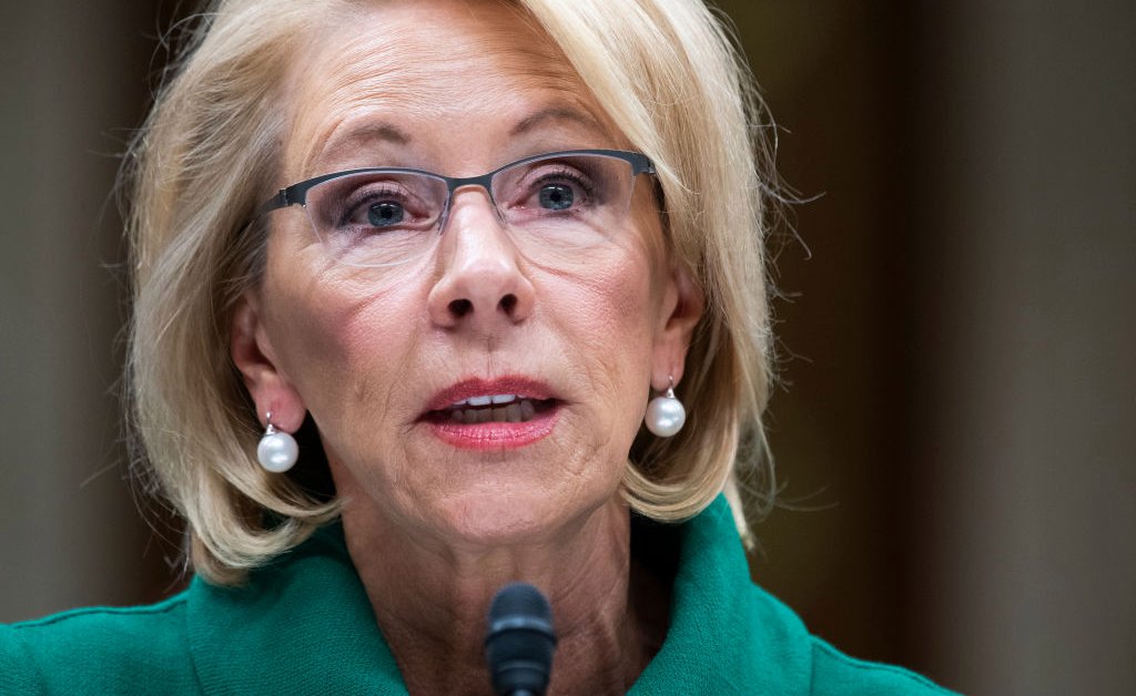 In a Disorienting Return to Civility, Joe Bidenâ€™s DOJ Backs Up Betsy DeVos