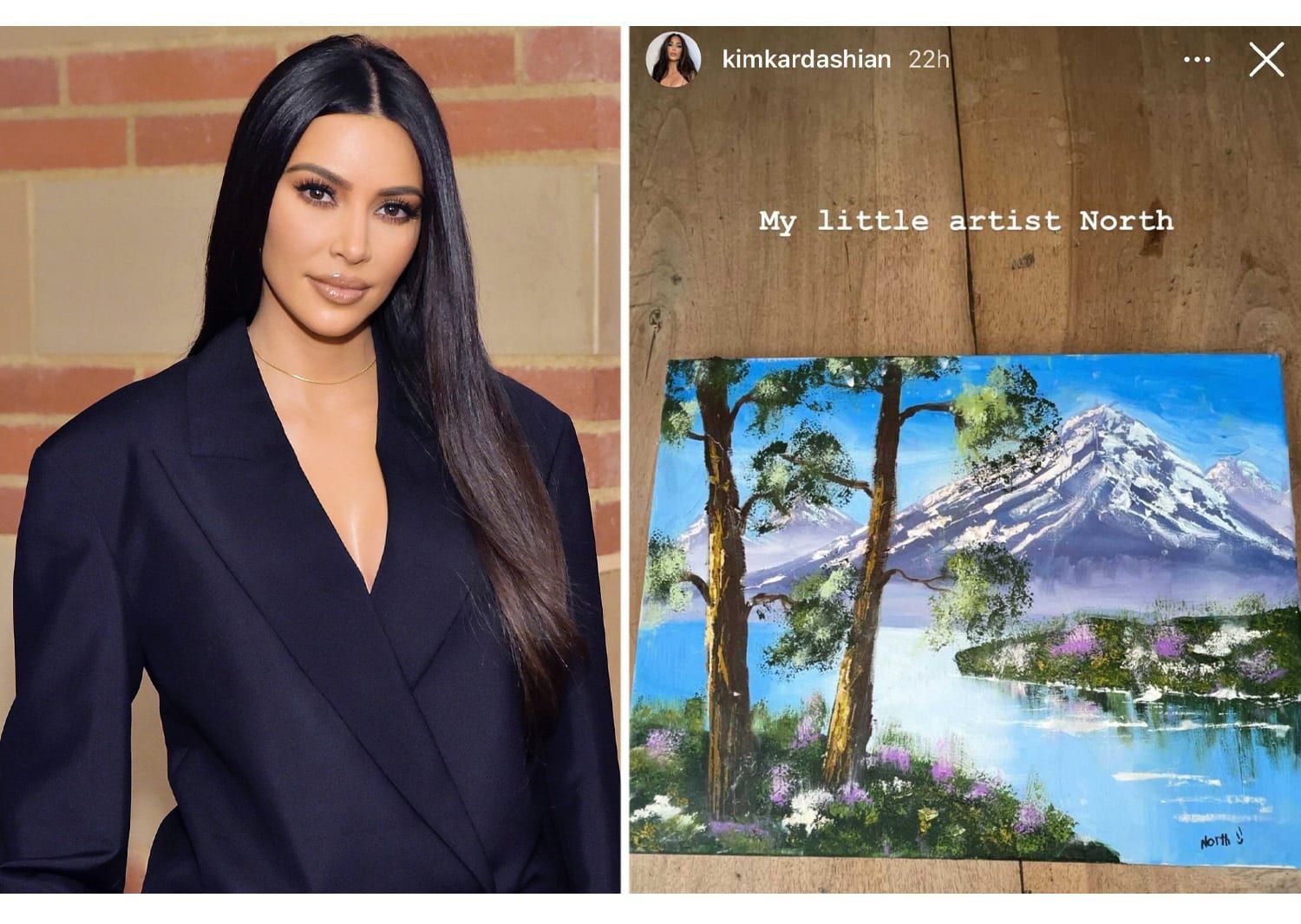 Kim Kardashian Is Accused of Lying About Daughter North Westâ€™s Art