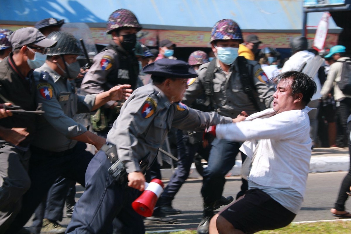 Myanmar’s military rounds up business people