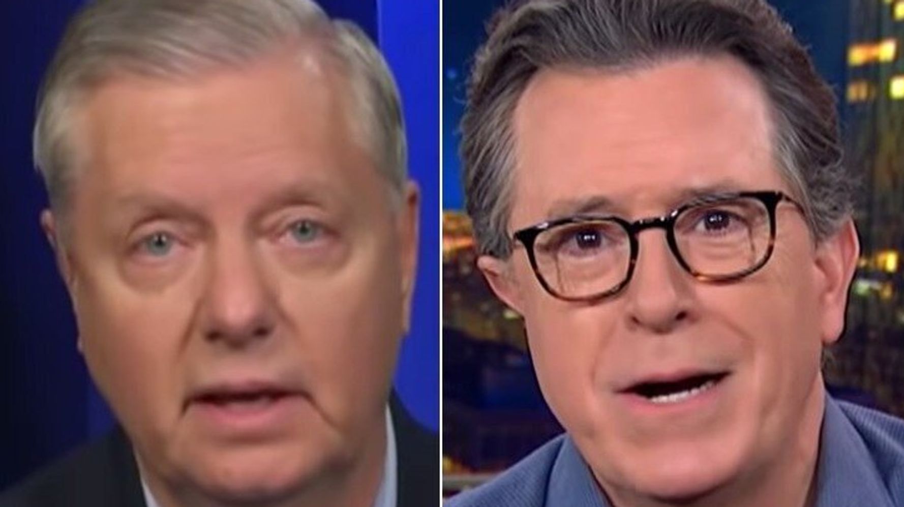 Stephen Colbert Gives Lindsey Graham A Lesson In Who The Bad Guys Are