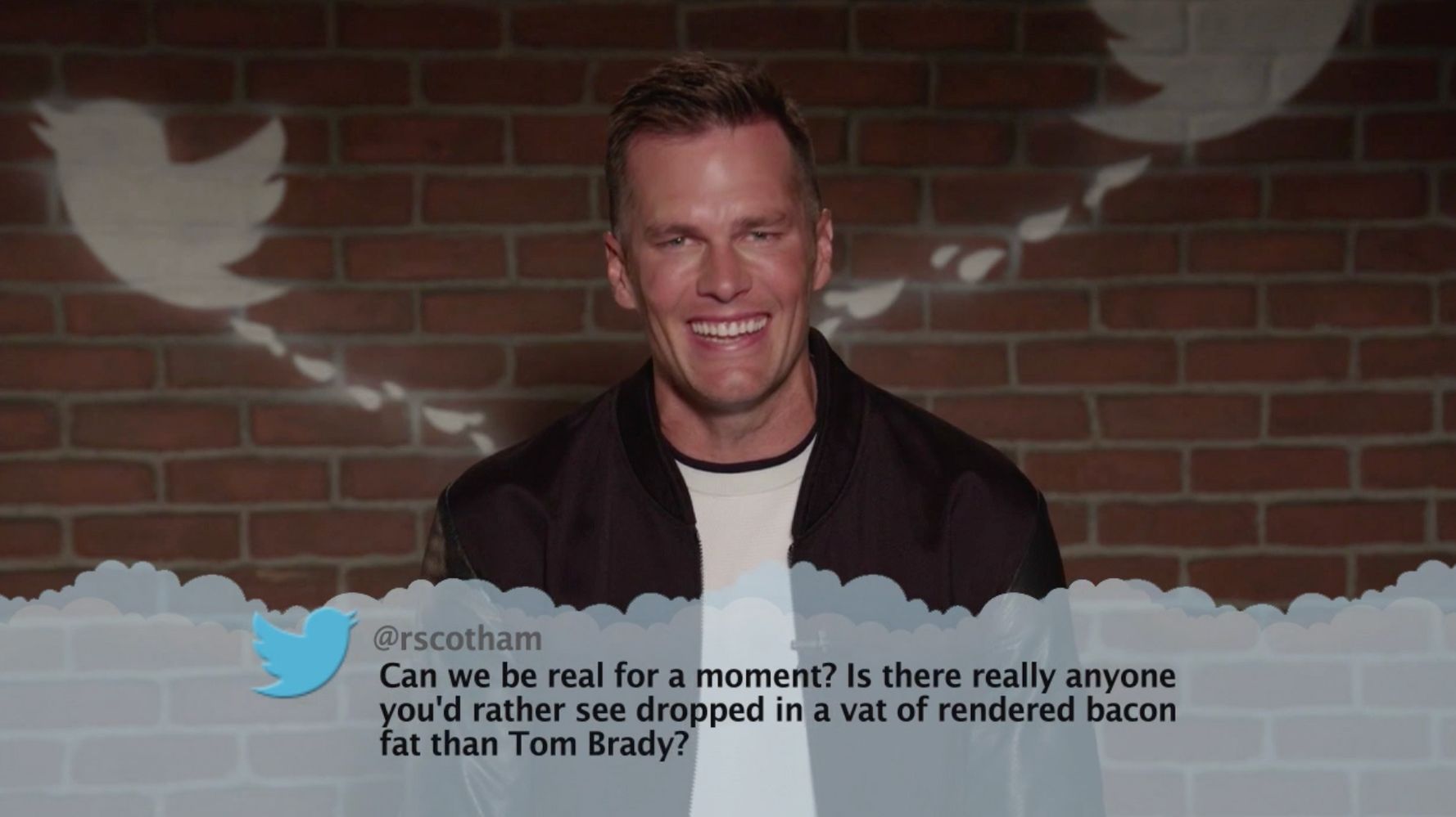 Tom Brady Can’t Keep It Together While Reading Mean Tweets