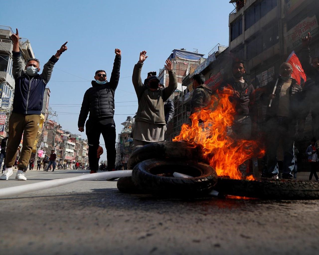 General strike protesting prime minister paralyzes Nepal