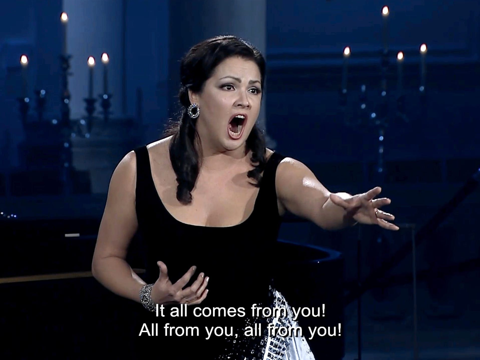 Opera Review: Anna Netrebko Streams a Recital from Vienna