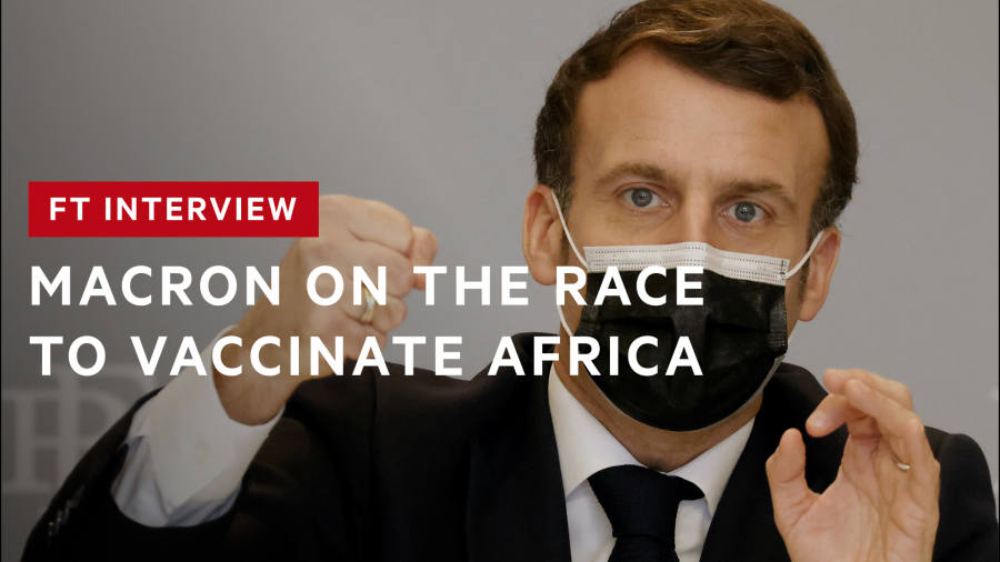 Macron on the race to vaccinate developing countries