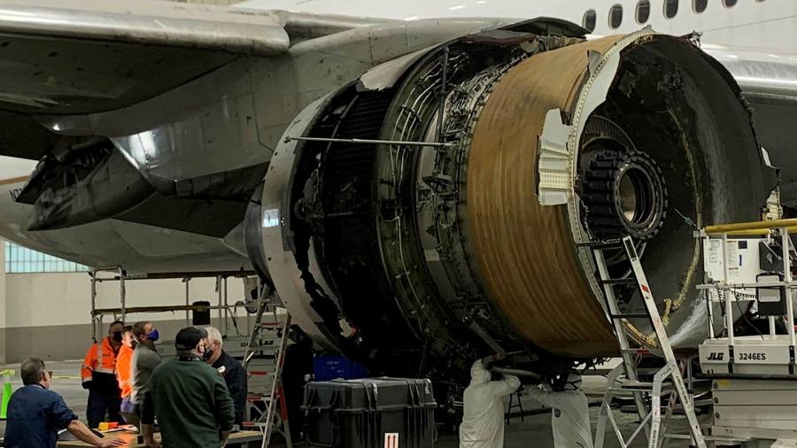 â€˜Metal fatigueâ€™ believed to have caused Boeing engine to break apart