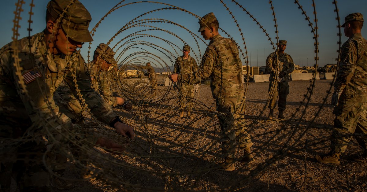 The National Emergency at U.S-Mexico Border Is Over. But Thousands of Troops Remain