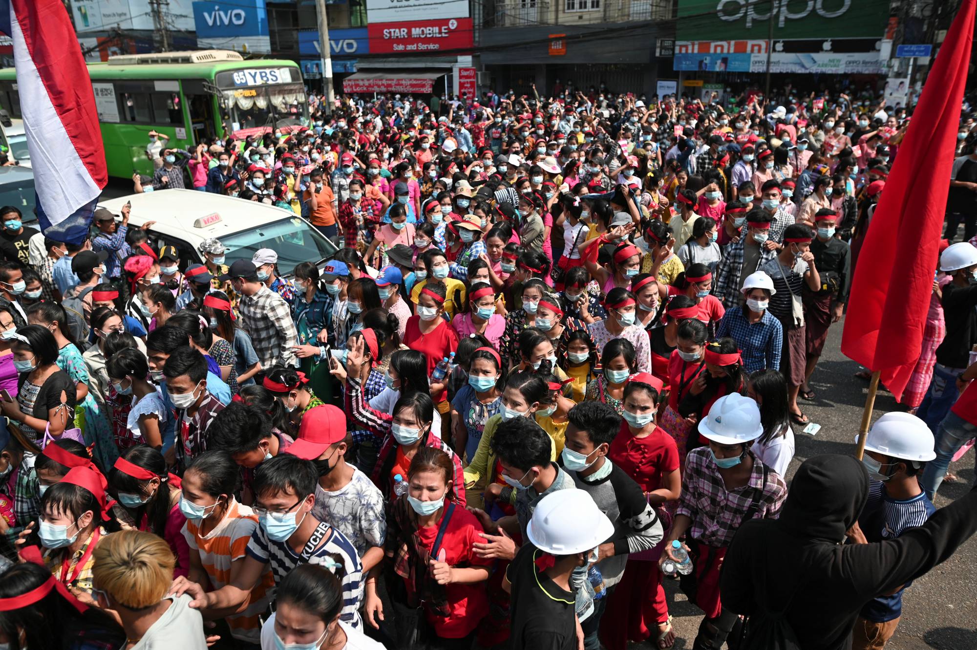 Thousands rally again in Myanmar against military coup