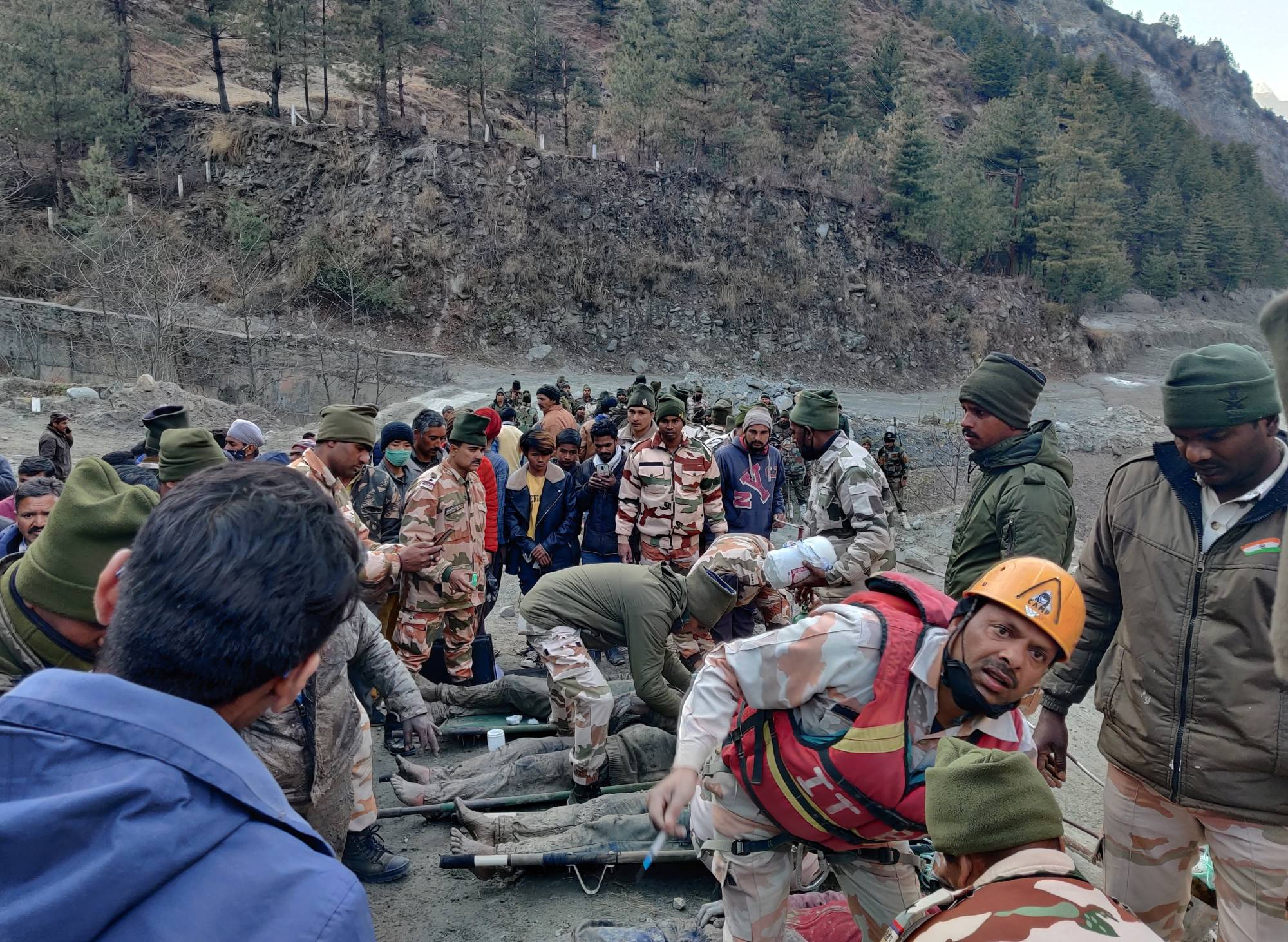 200 missing in India after burst glacier causes flash flooding