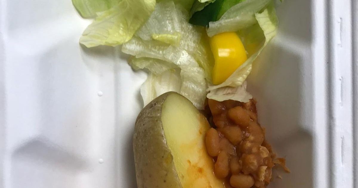 Mum hits out at kid’s half a raw jacket potato school lunch as Marcus Rashford steps in