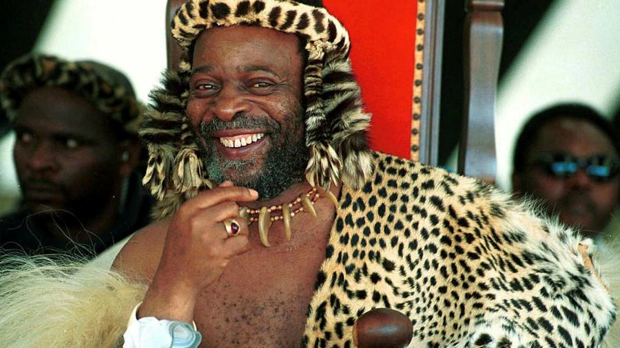 King Goodwill Zwelithini kaBhekuzulu, head of the Zulu nation, 1948-2021