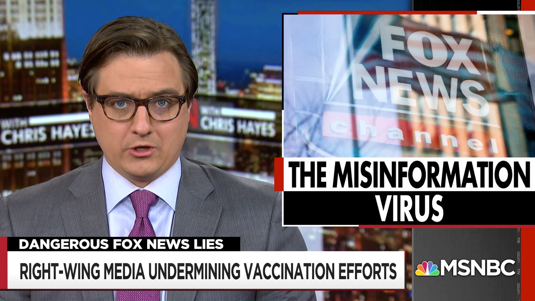 Chris Hayes Exposes â€˜Cowardlyâ€™ Truth About Tucker Carlsonâ€™s COVID-19 Vaccine Questions