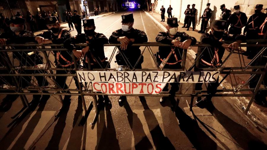 Protesters take to Paraguayâ€™s streets as Covid cases climb