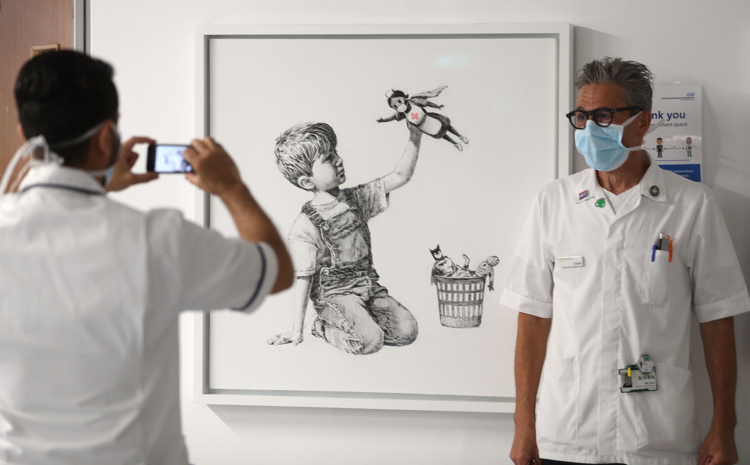 Banksyâ€™s Art for Health Care Workers Will be Sold to Benefit the NHS