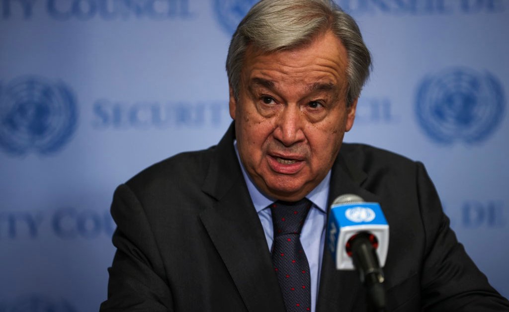 U.N. Secretary-General Antonio Guterres Calls for a Halt to Violence Against Asians