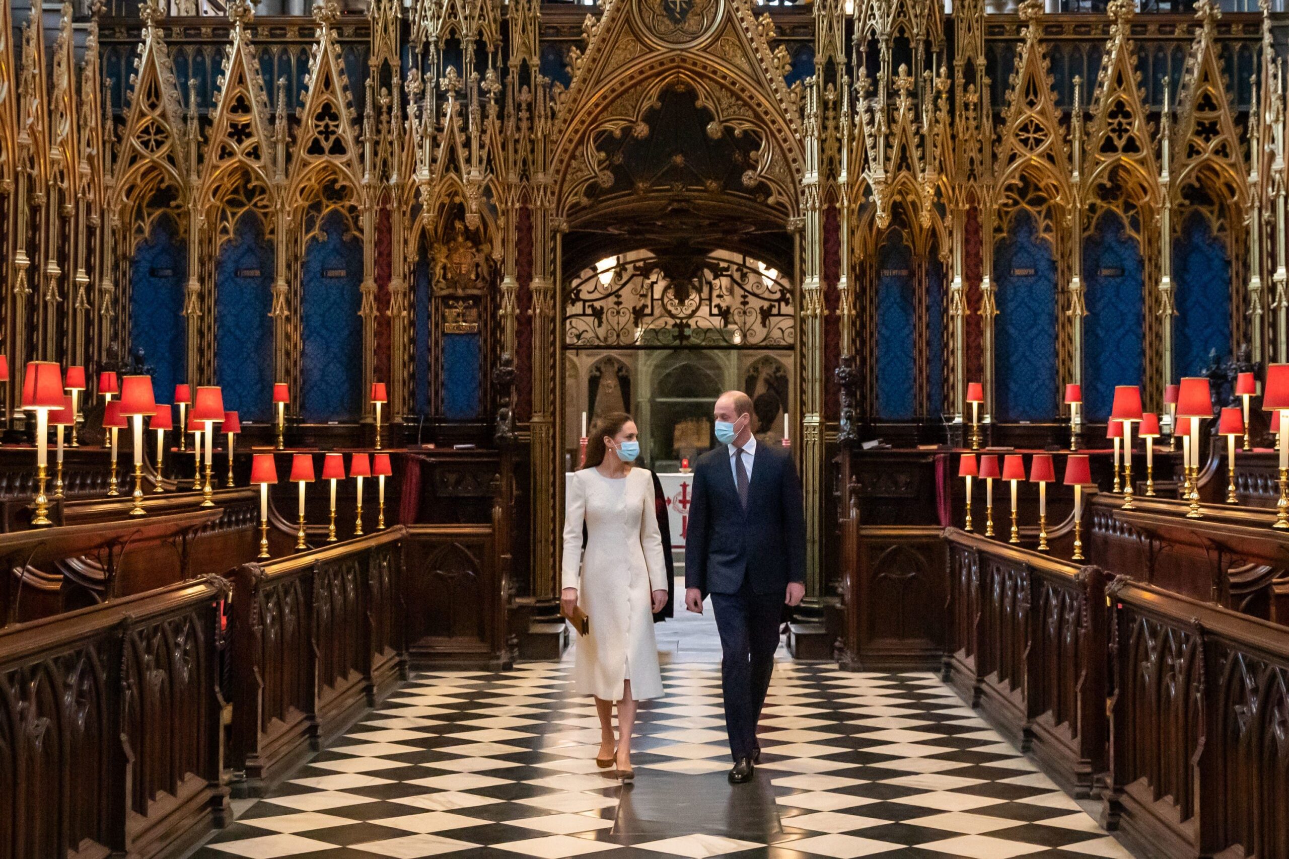 Kate Middleton, Prince William Visit Vaccine Site at Wedding Venue