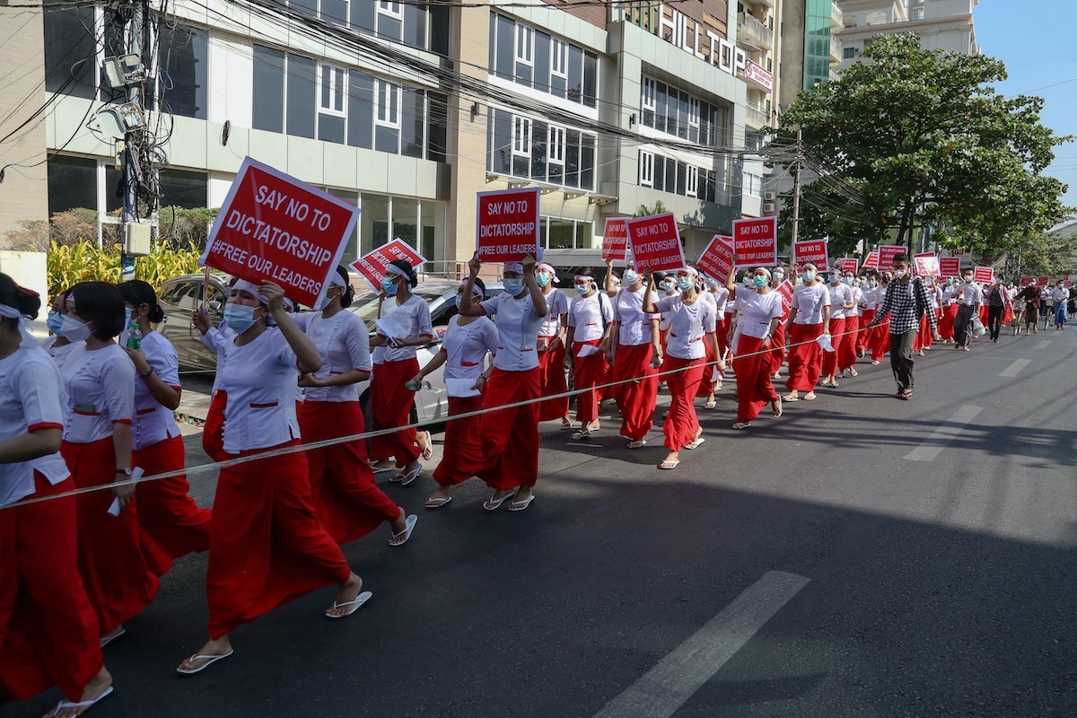 The making of a national revolt in Myanmar