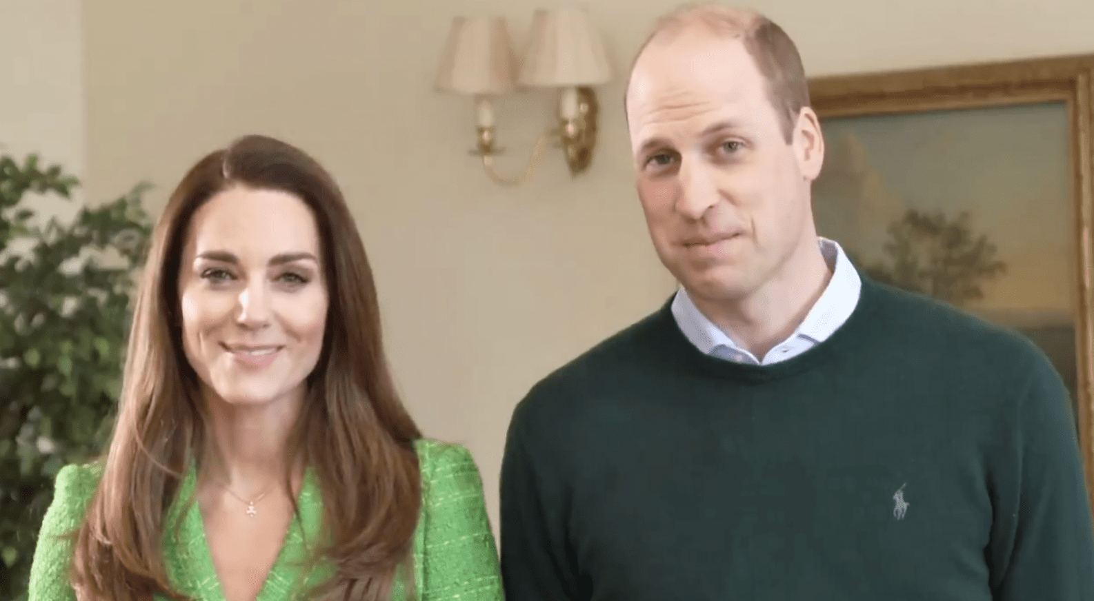 Kate Middleton & Prince William Match in Green for St. Patrickâ€™s Day