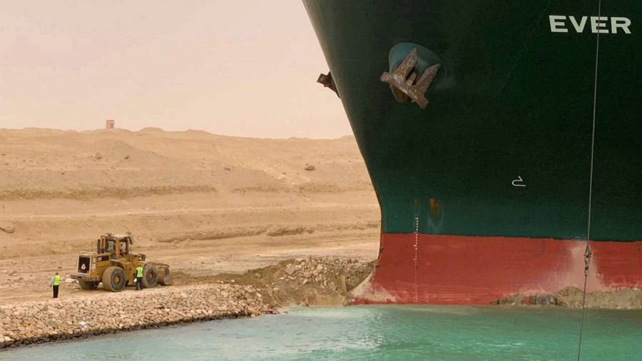 Suez Canal/supply chains: stuck ship sinks trade flows