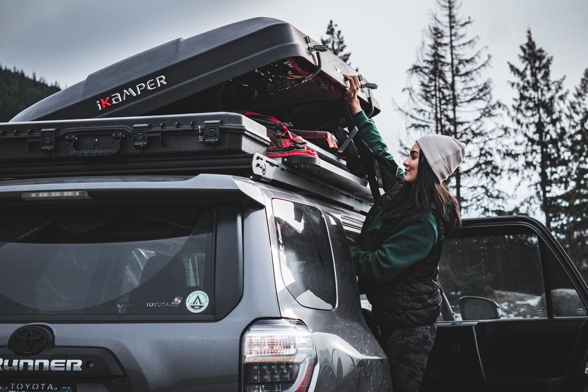 Camping in comfort with a rooftop tent