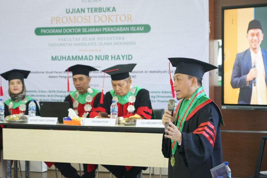 BNSP Commissioner Nur Hayid Receives Doctorate After Examining Sufi Orders’ Impact on Nationalism