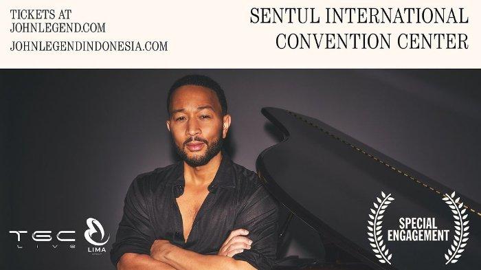 John Legend Concert in Indonesia: All Ticket Details from Rp900 Thousand to Rp5.5 Million and How to Purchase Them