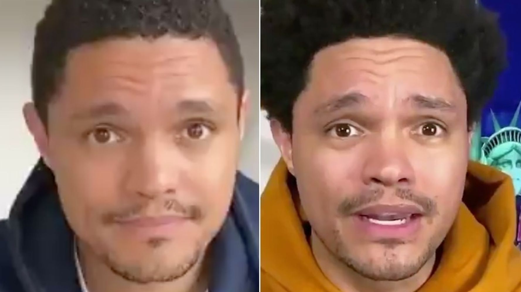 Trevor Noahâ€™s Hair Grows Before Your Very Eyes In Lockdown Anniversary Time-Lapse