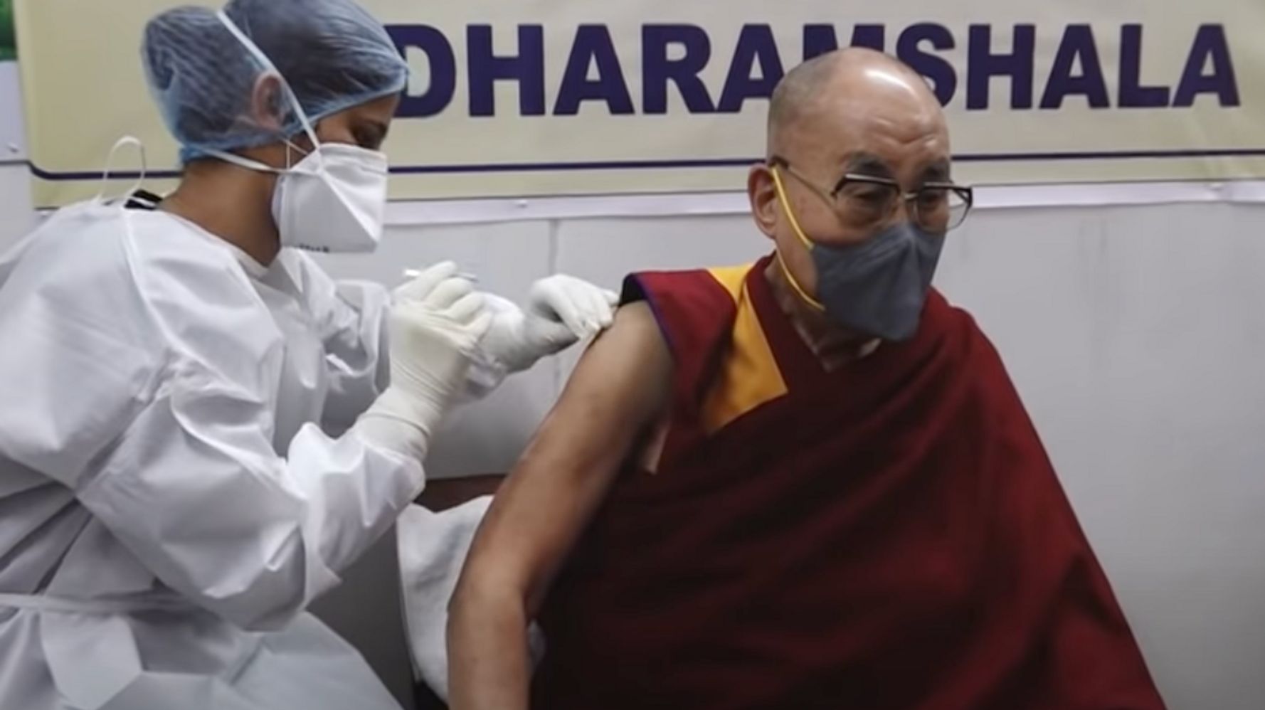 Dalai Lama Receives ‘Very, Very Helpful’ COVID-19 Vaccine