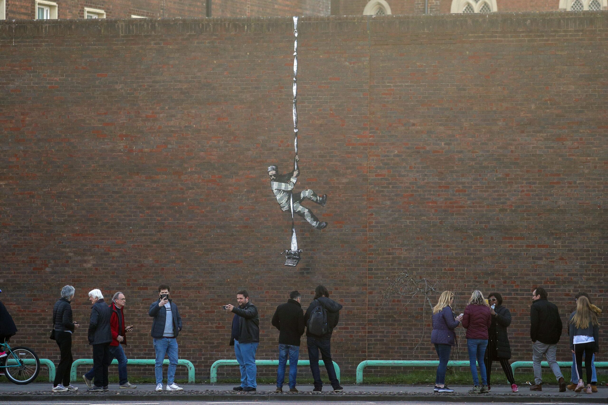 Banksyâ€™s Latest Work May Have Appeared on the Side of a Prison Wall