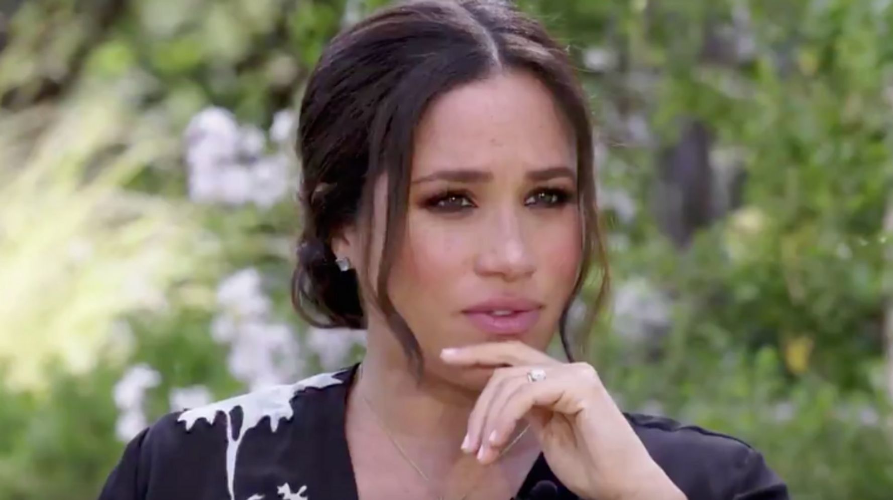 Meghan Markle Says The Palace Is ‘Perpetuating Falsehoods About Us’ In New Oprah Clip