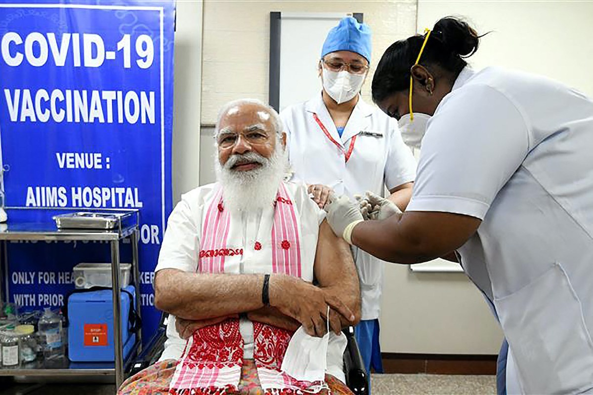 Modi gets jab as chaos hits India’s vaccine drive